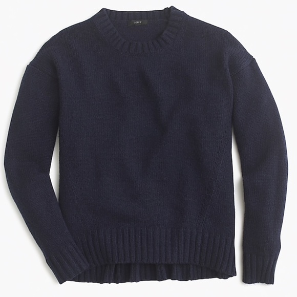 J. Crew Sweaters - J. Crew Oversized Tunic Sweater-Navy